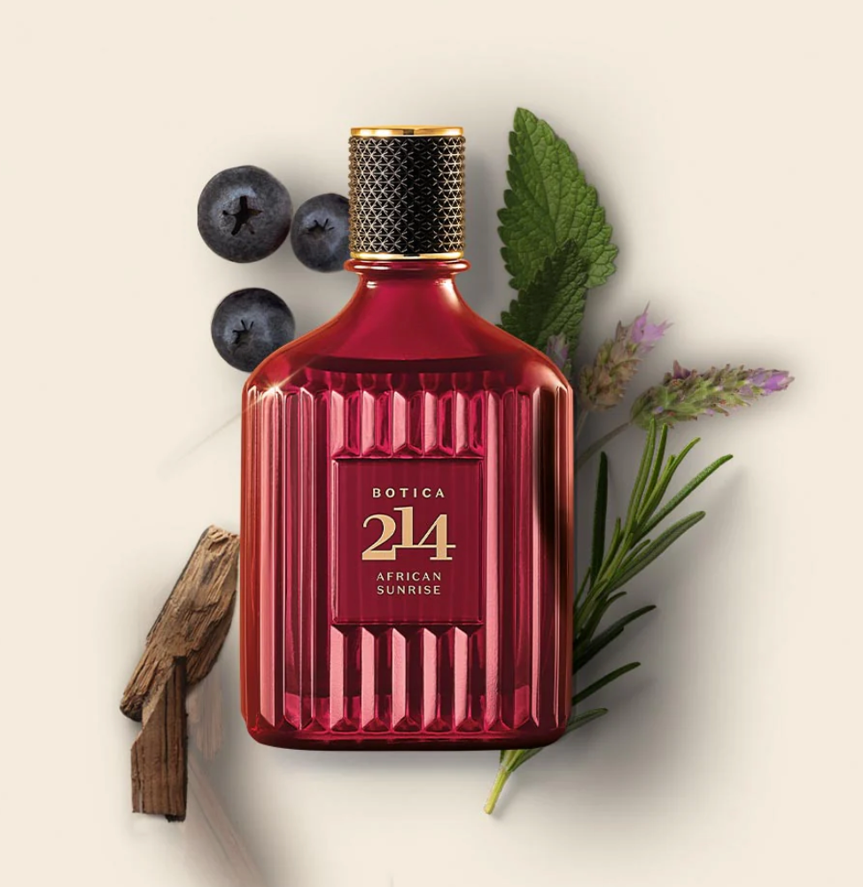 Botica 214 African Sunrise, woody fougère eau de parfum, 90 ml