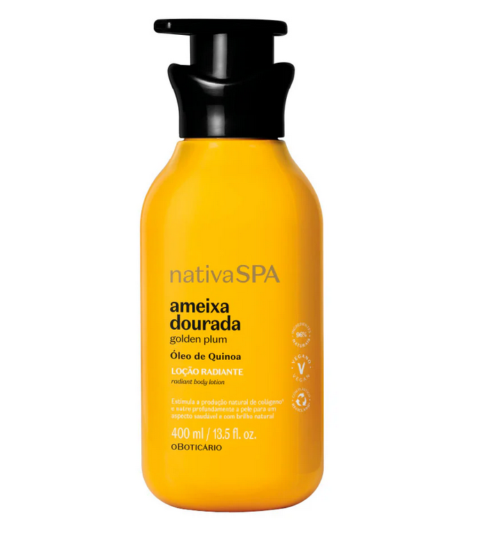Nativa SPA Ameixa Dourada Moisturizing Body Lotion, golden plum, 400 ml