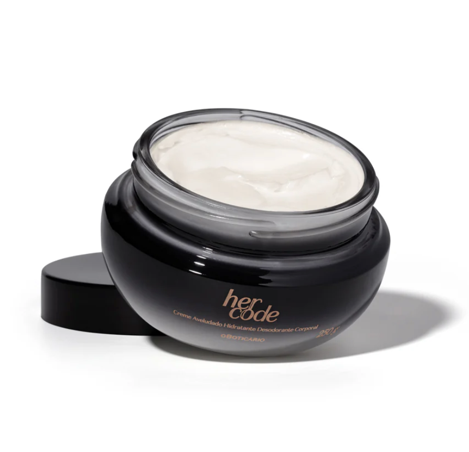 Her Code moisturizing body cream, velvety texture, 250 g