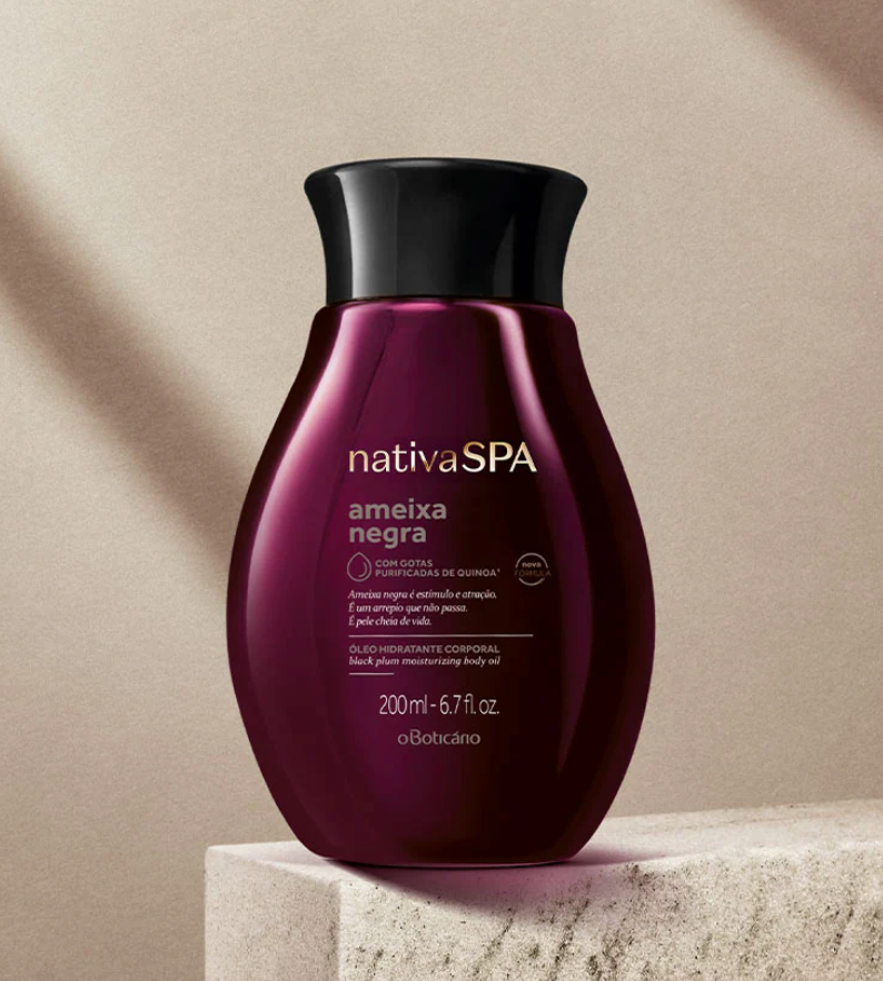 Nativa SPA Black Plum Moisturizing Body Oil, 200 ml