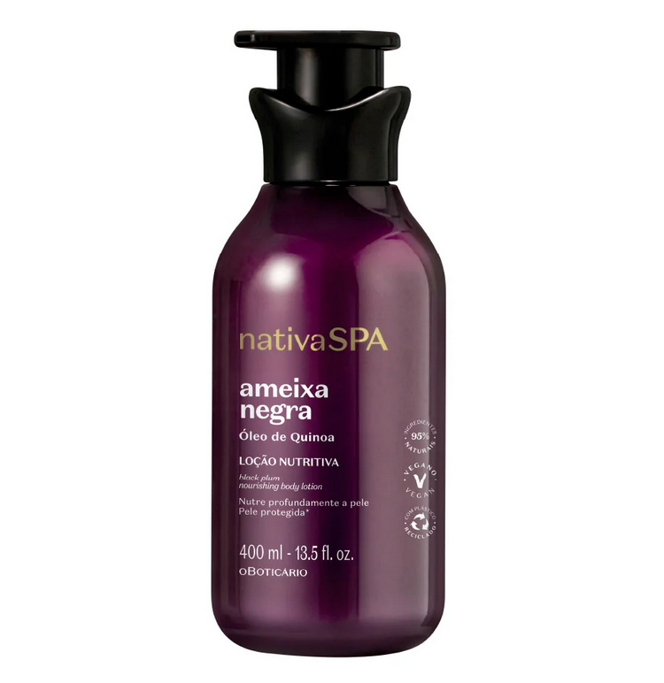 Nativa SPA Black Plum Moisturizing Body Lotion, 400 ml