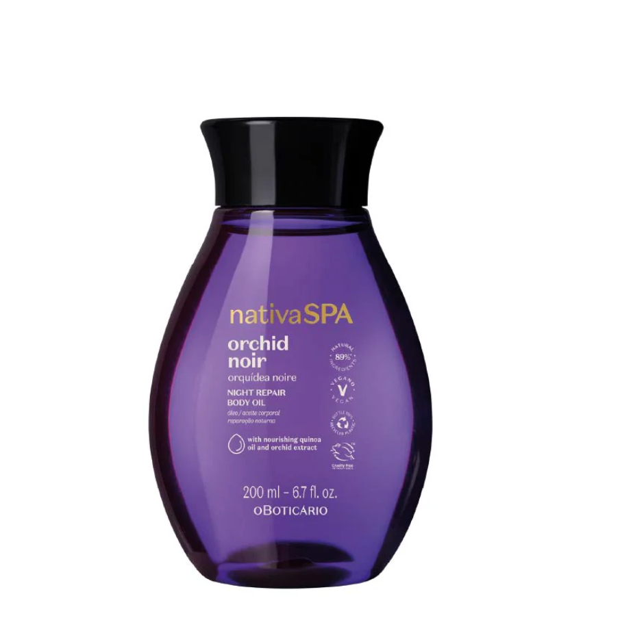 Nativa SPA Black Orchid Moisturizing Body Oil, 200 ml