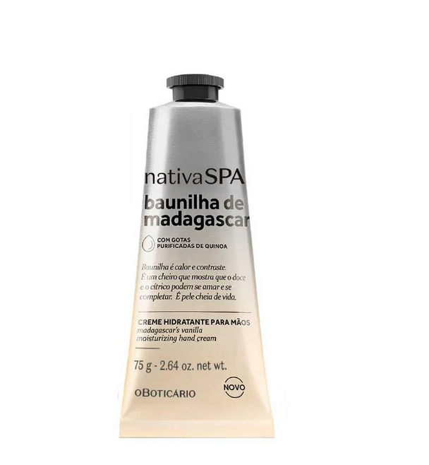 Nativa SPA Madagascar Vanilla Hand Cream, 75 g