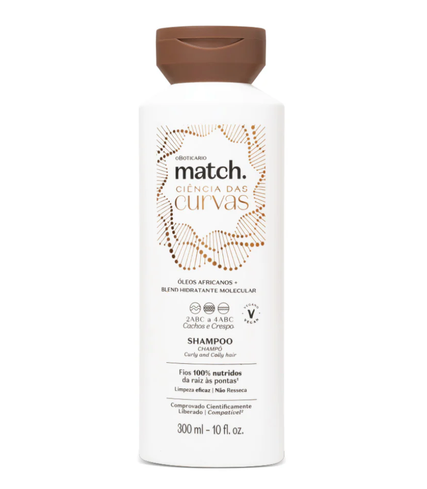 Shampooing boucles Match Science of Curls, 300 ml