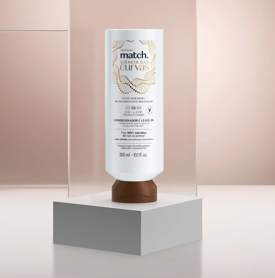 Match Science of Curls Conditioner and Leave-in Treatment, 300 ml