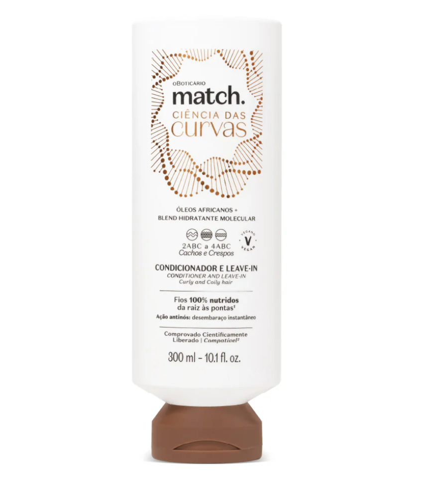 Match Science of Curls Conditioner and Leave-in Treatment, 300 ml