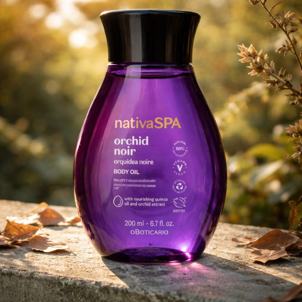Nativa SPA Black Orchid Moisturizing Body Oil, 200 ml