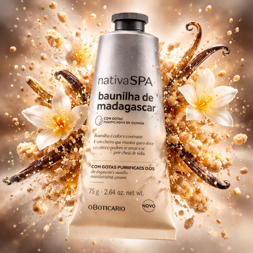 Nativa SPA Madagascar Vanilla Hand Cream, 75 g
