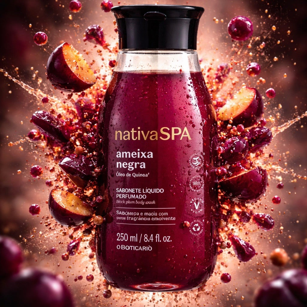 Nativa SPA Black Plum scented liquid soap, 250 ml