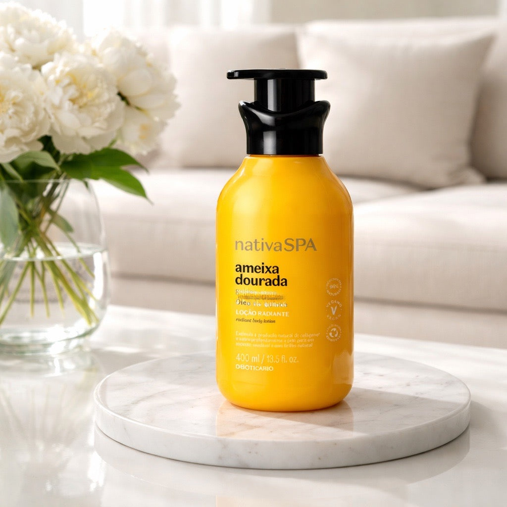 Nativa SPA Ameixa Dourada Moisturizing Body Lotion, golden plum, 400 ml