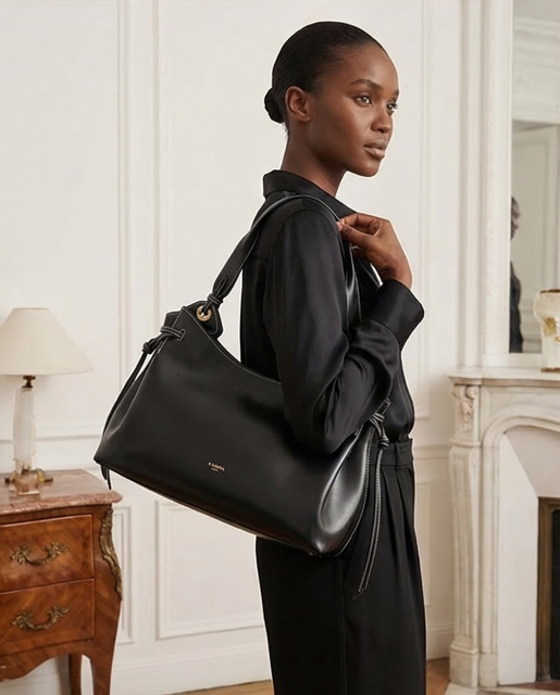 M Swann carryall handbag in smooth leather