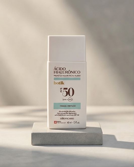 Fluide solaire visage Botik à l’acide hyaluronique SPF 50, 40 ml