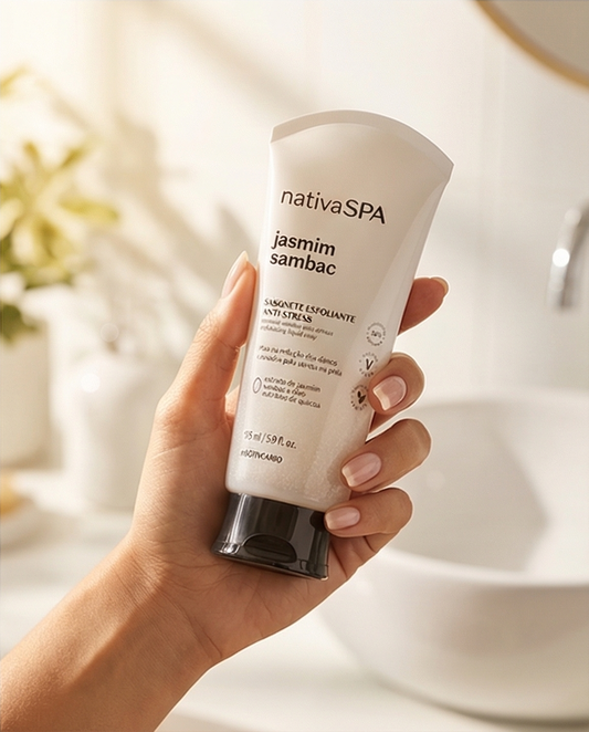 Savon liquide exfoliant Nativa SPA Jasmin Sambac, 175 ml
